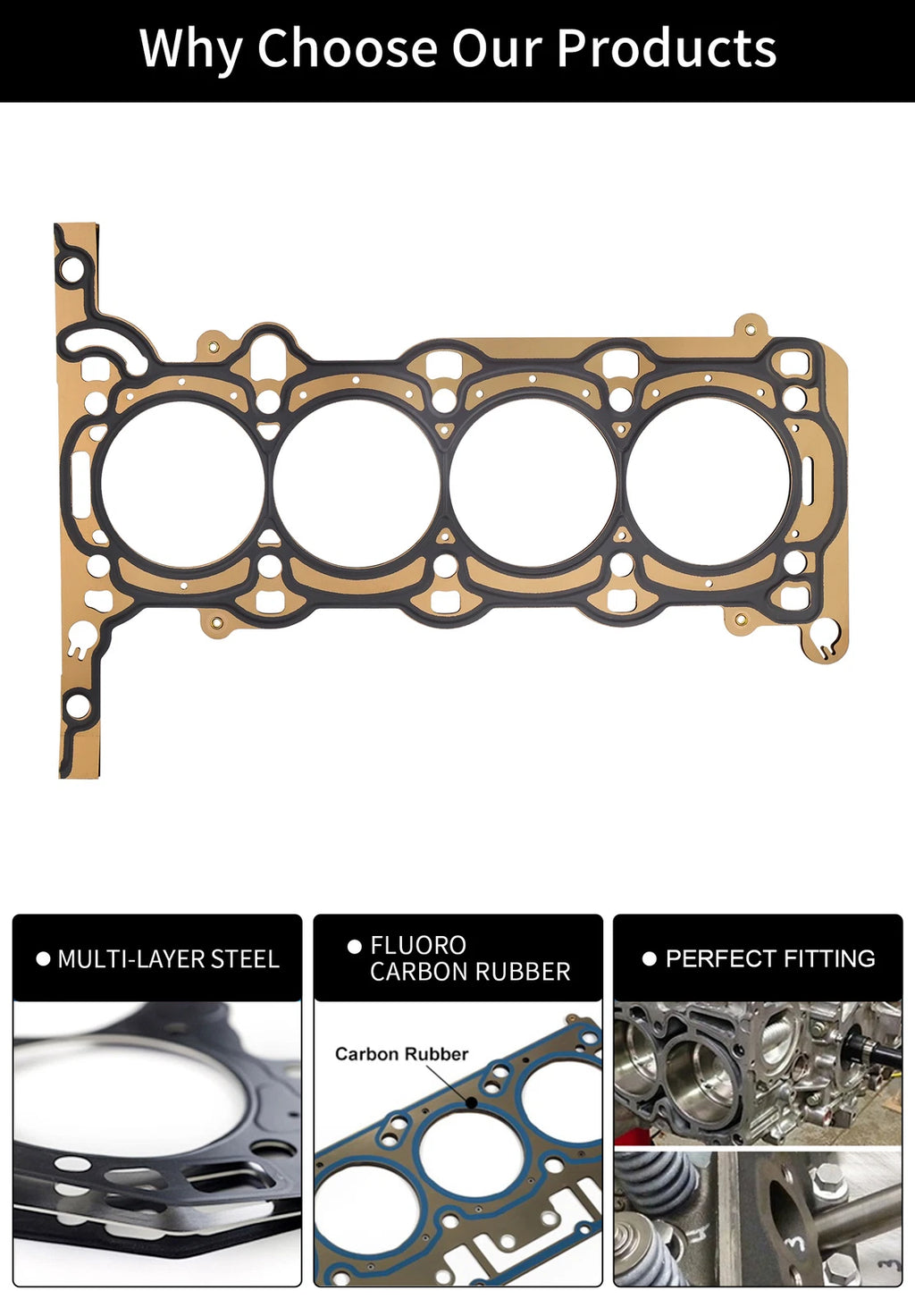 Engine Head Gasket Kit for Chevy Cruze Sonic Trax Buick Encore (2011-2016)