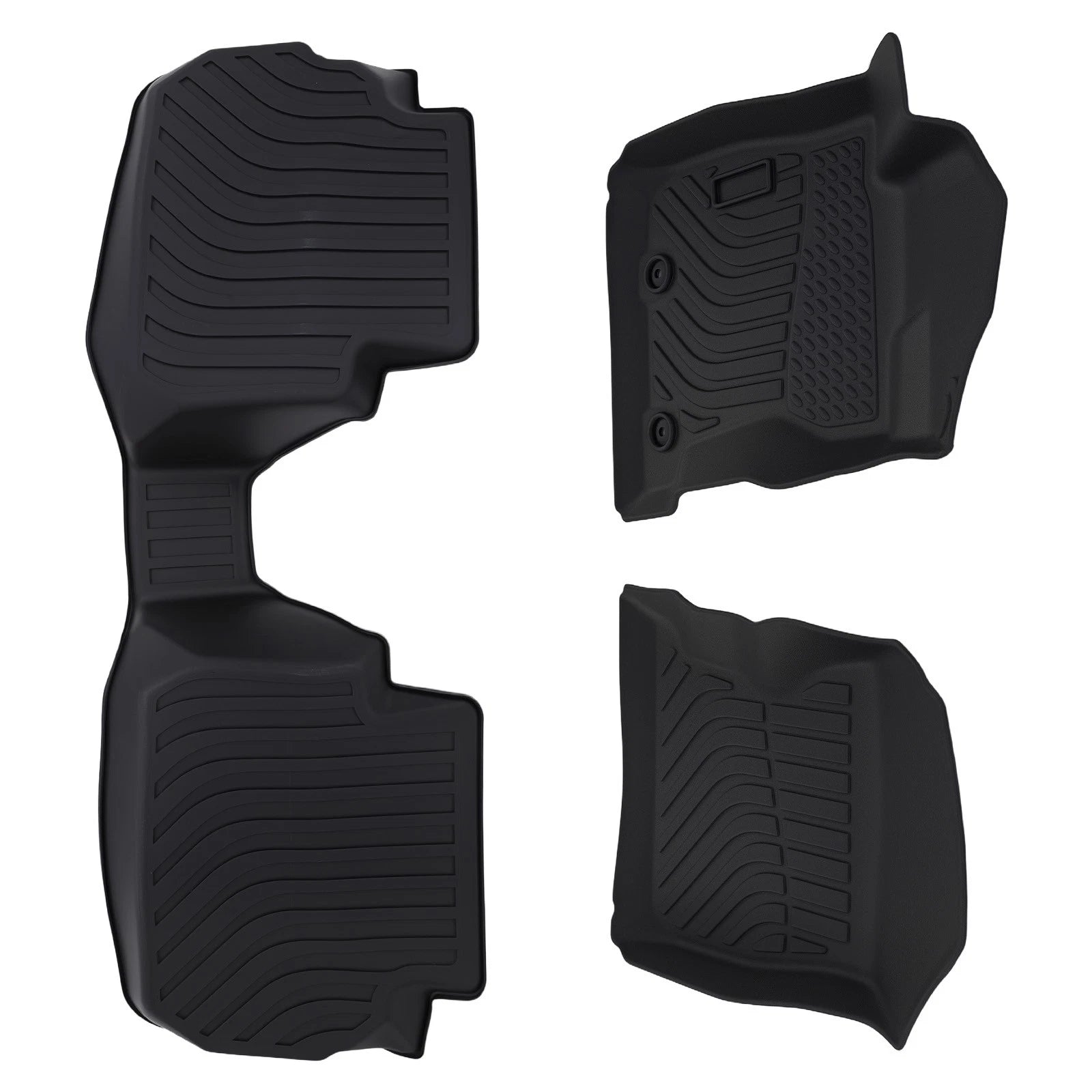 Carpet Floor Mats for Subaru WRX (2022–2024) Black TPE Rubber All Weather