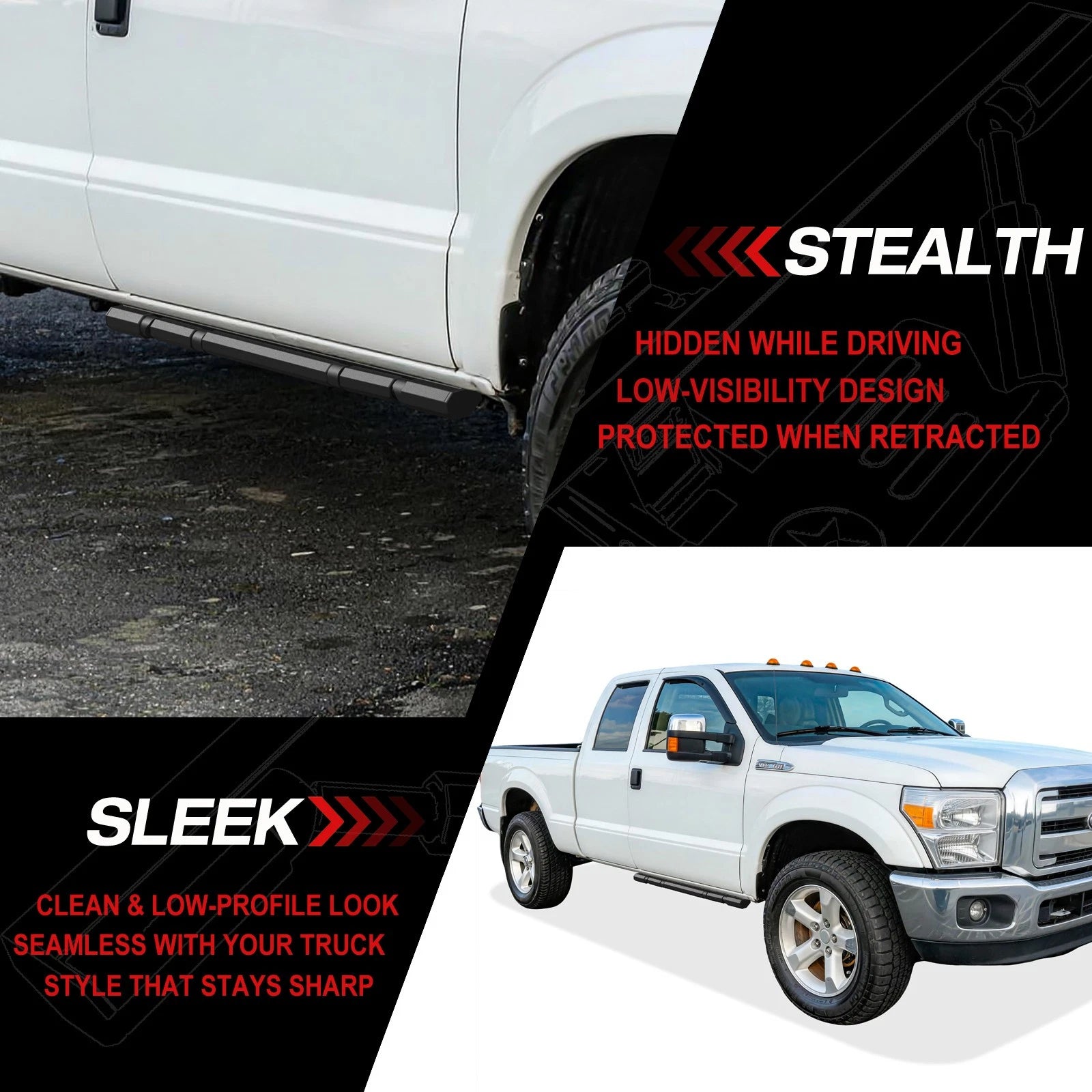 Power Drop Step for Ford F250 F350 Super Duty (1999-2016)