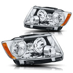 Halogen Headlight Lamps for Jeep Grand Cherokee (2011–2013) - Chrome