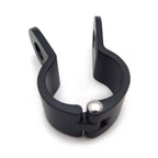 1x Black 1.25" Engine Guard Longhorn Footpeg Clamp for HTT