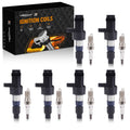 6x Ignition Coil & 6x Spark Plug for Jaguar X-Type 2.5L 3.0L V6 (2003–2008) C2S42673