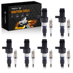 6x Ignition Coil & 6x Spark Plug for Jaguar X-Type 2.5L 3.0L V6 (2003–2008) C2S42673
