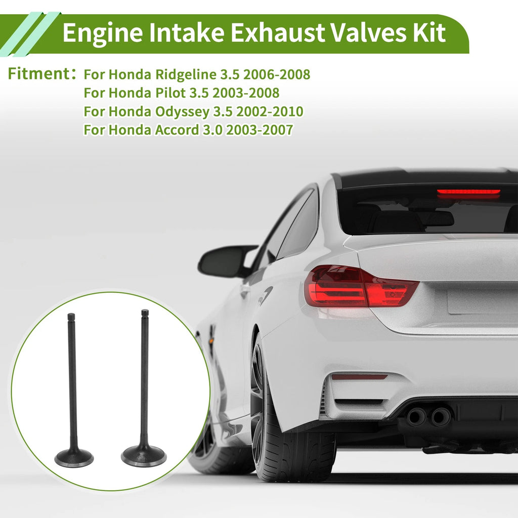 Set of 1 Engine Intake Exhaust Valves Kit for Honda Ridgeline (2006–2014)