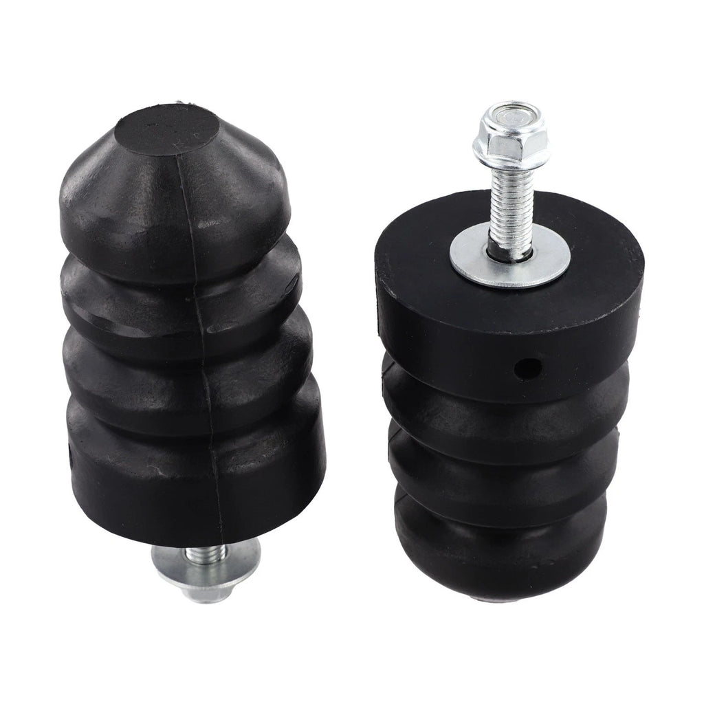 Set of 2 Rear Leaf Spring Control Arm Bumper Rubber Blocks for Ford F250 F350
