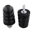 Set of 2 Rear Leaf Spring Control Arm Bumper Rubber Blocks for Ford F250 F350