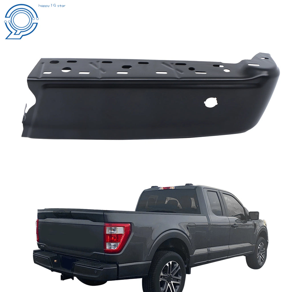 Passenger Side Steel Rear Bumper End Cap for Ford F150 (2021–2023)