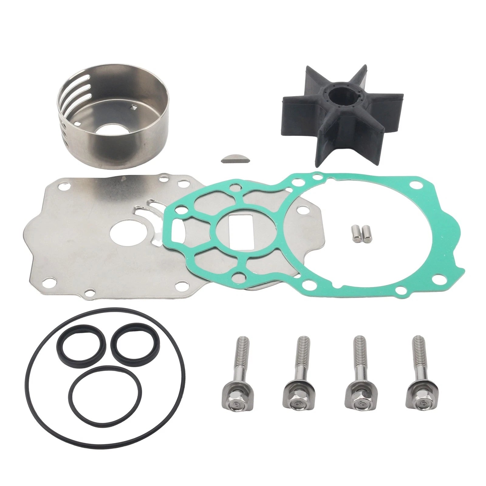 Water Pump Impeller Kit for Yamaha 4T 225 250 300 350 hp (6CE-W0078, 18-3470)
