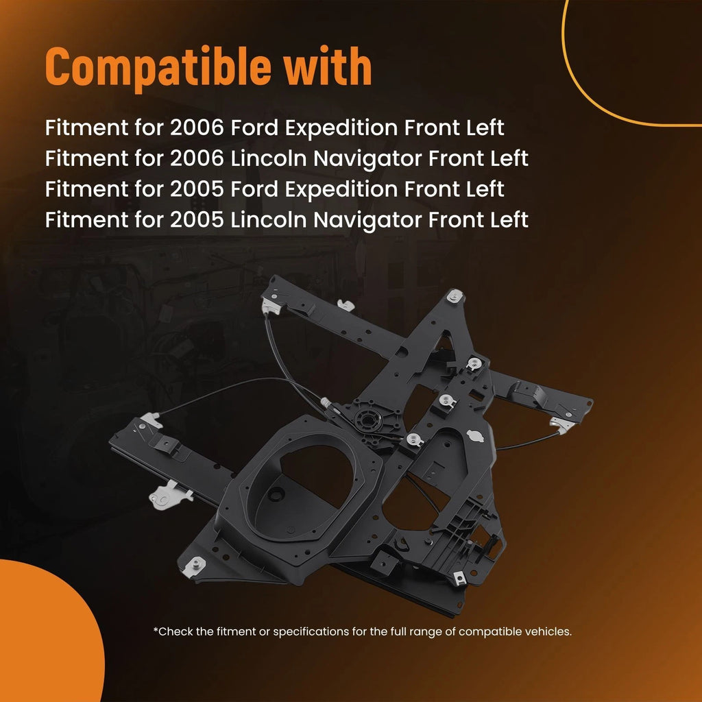 Front Left Power Window Regulator for Ford Expedition (2003–2006)