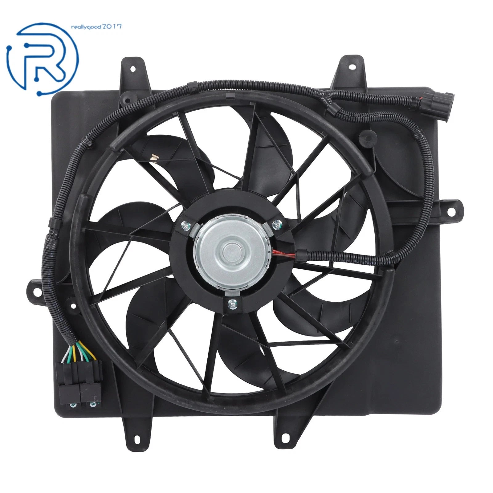 Radiator Cooling Fan Assembly with Shroud for Chrysler PT Cruiser (2006-2010)