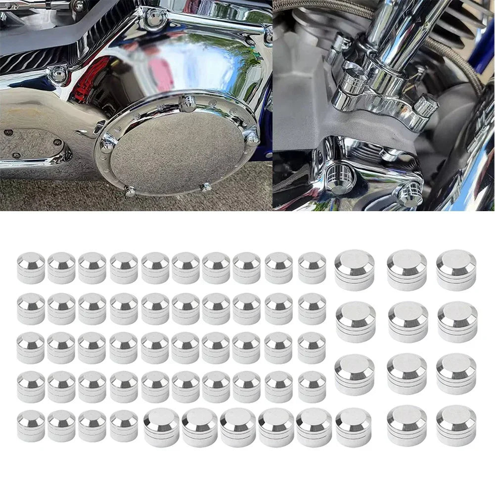 Engine Bolt Caps for Harley Twin Cam Street Glide (1999-2006)