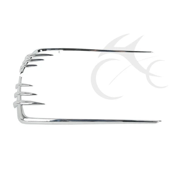 Chrome Saddlebag Lid Accents for Harley Touring Road King (1993–2013)