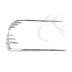 Chrome Saddlebag Lid Accents for Harley Touring Road King (1993–2013)