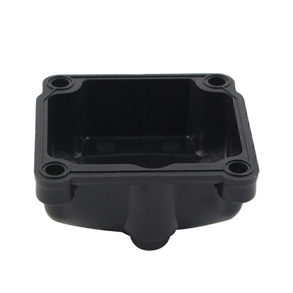 Carburetor Float Bowl Chamber for PHBG Carb 50cc (Transparent, Black Plastic)