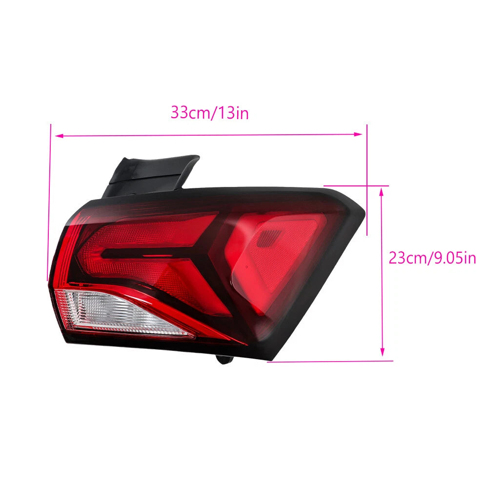 Right Side Halogen Tail Light Assembly for Chevrolet Equinox (2022–2024)