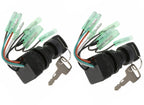 2X Ignition Key Switch for Suzuki Outboard DT30 DT115 DT140 DT150 DT200 D225 (8-225HP)