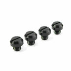 Set of 4 Aluminum M10 Mirror Hole Plugs for Honda, Suzuki, Kawasaki
