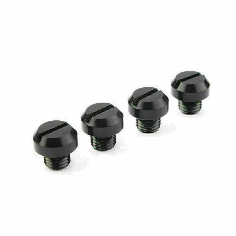 Set of 4 Aluminum M10 Mirror Hole Plugs for Honda, Suzuki, Kawasaki