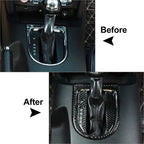 Carbon Fiber Interior Gear Shift Panel Cover for Ford Mustang (2015-2019)