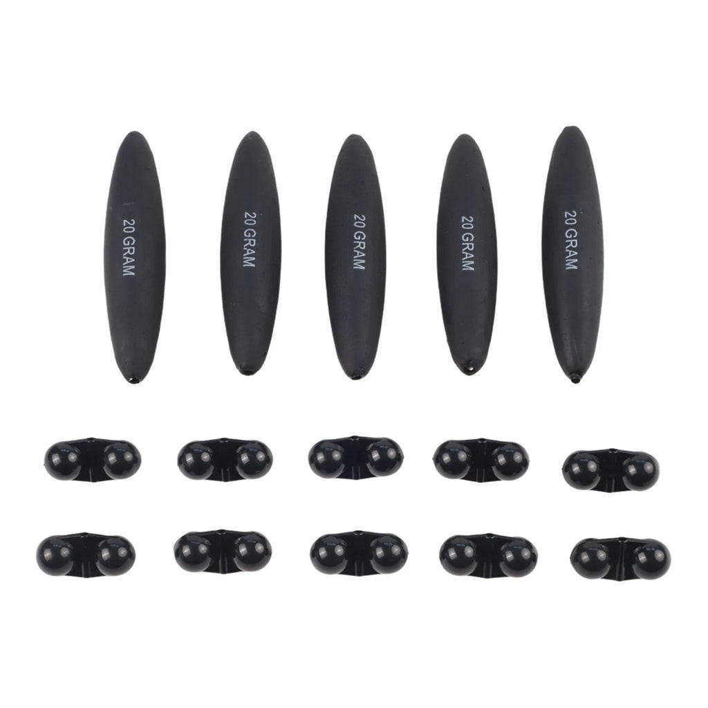 Set of 5 EVA Fishing Tools with Slip Bobbers for Enhanced Performance