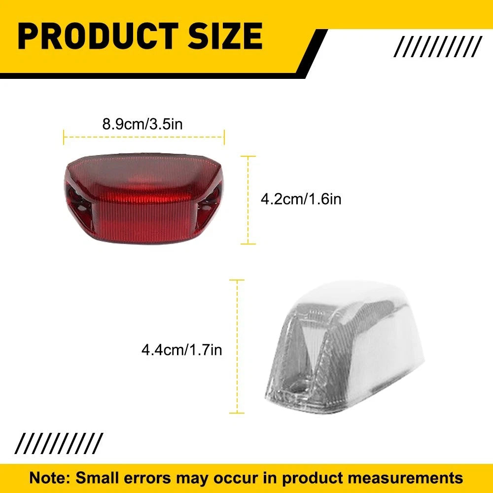 Set of 2 Smoked Cab Roof Marker Running Lights for Ram ProMaster 1500 2500 3500 (2014–2023)