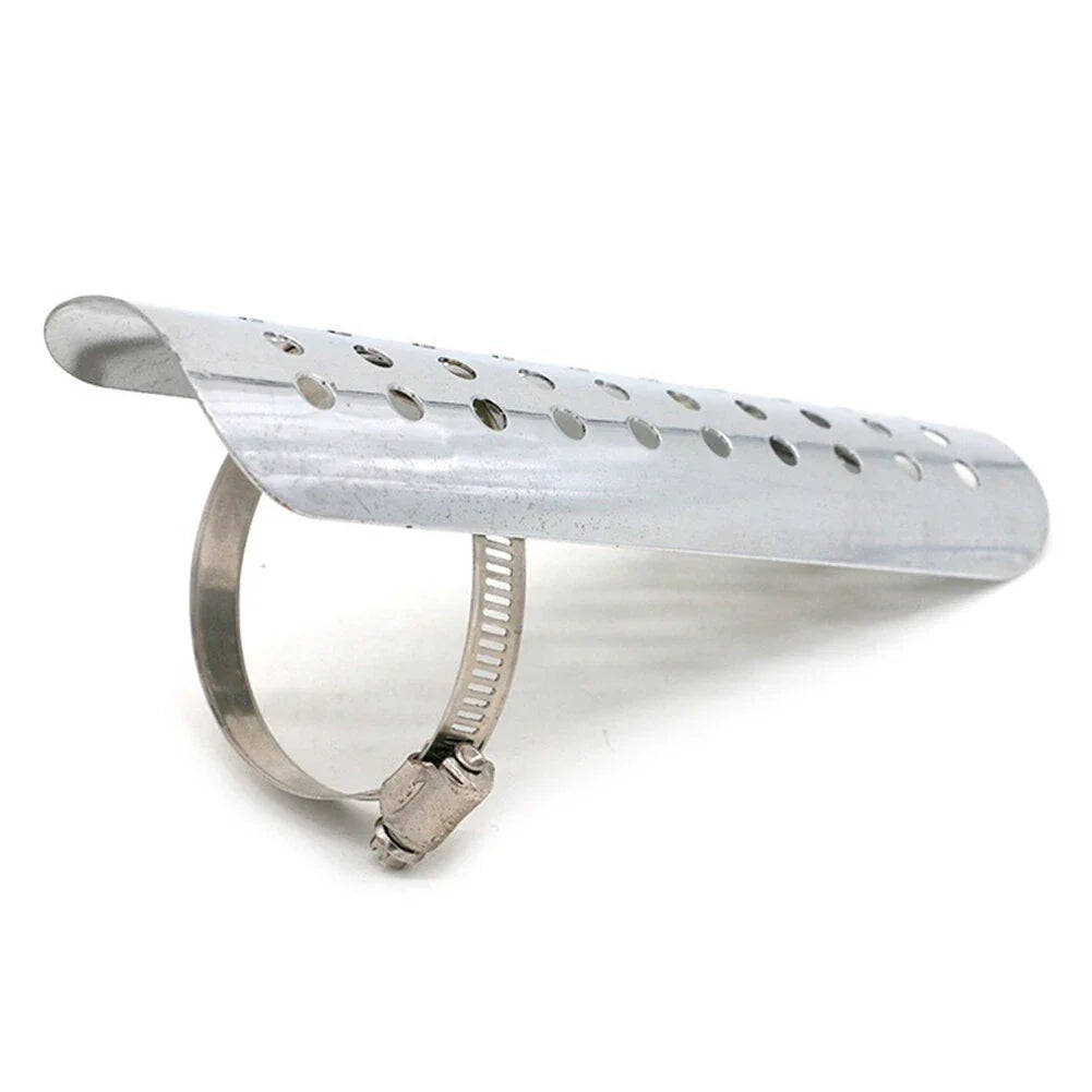 Chrome Exhaust Muffler Pipe Heat Shield Cover for Universal Motorcycle