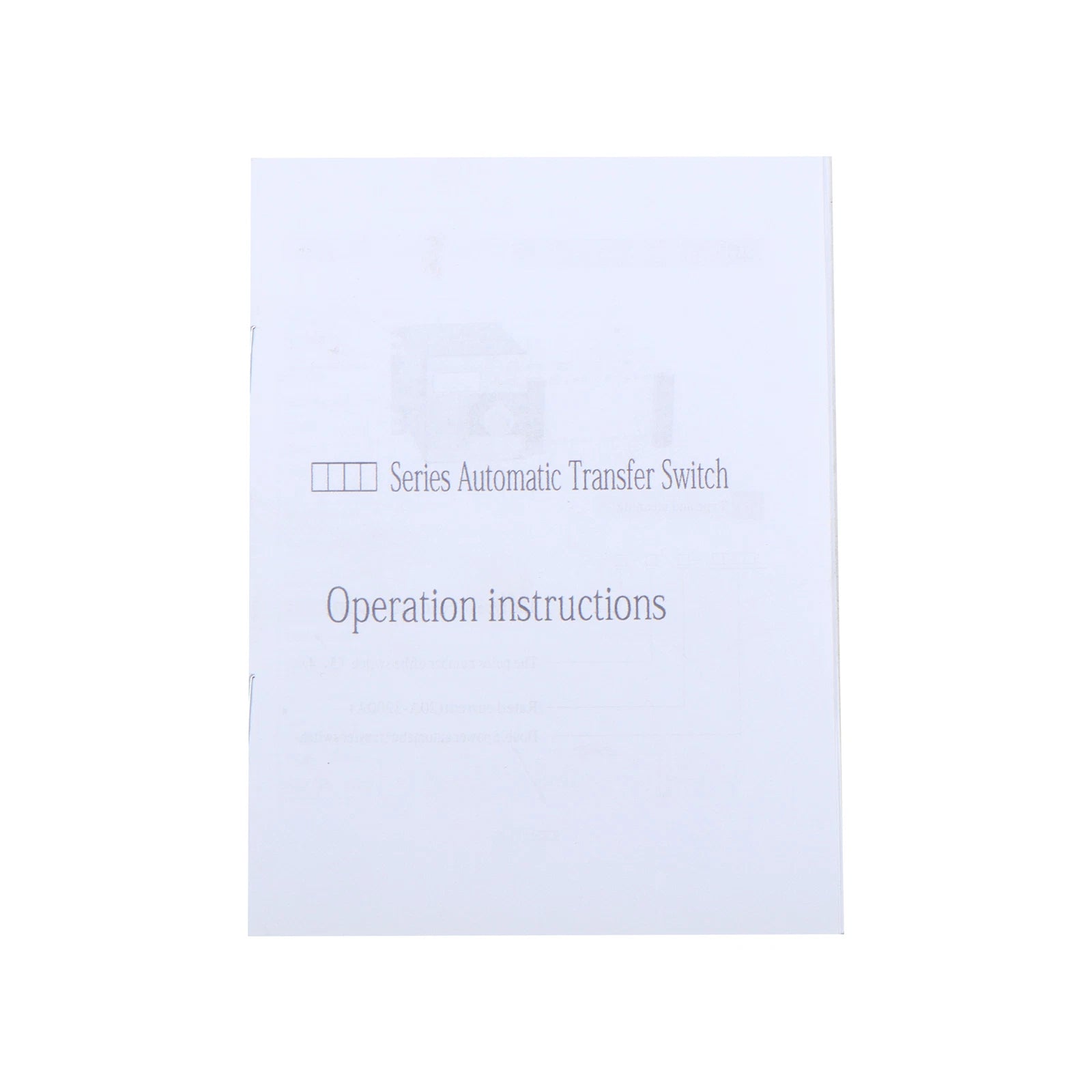 Automatic Transfer Switch for Industrial Applications (400A 4P)