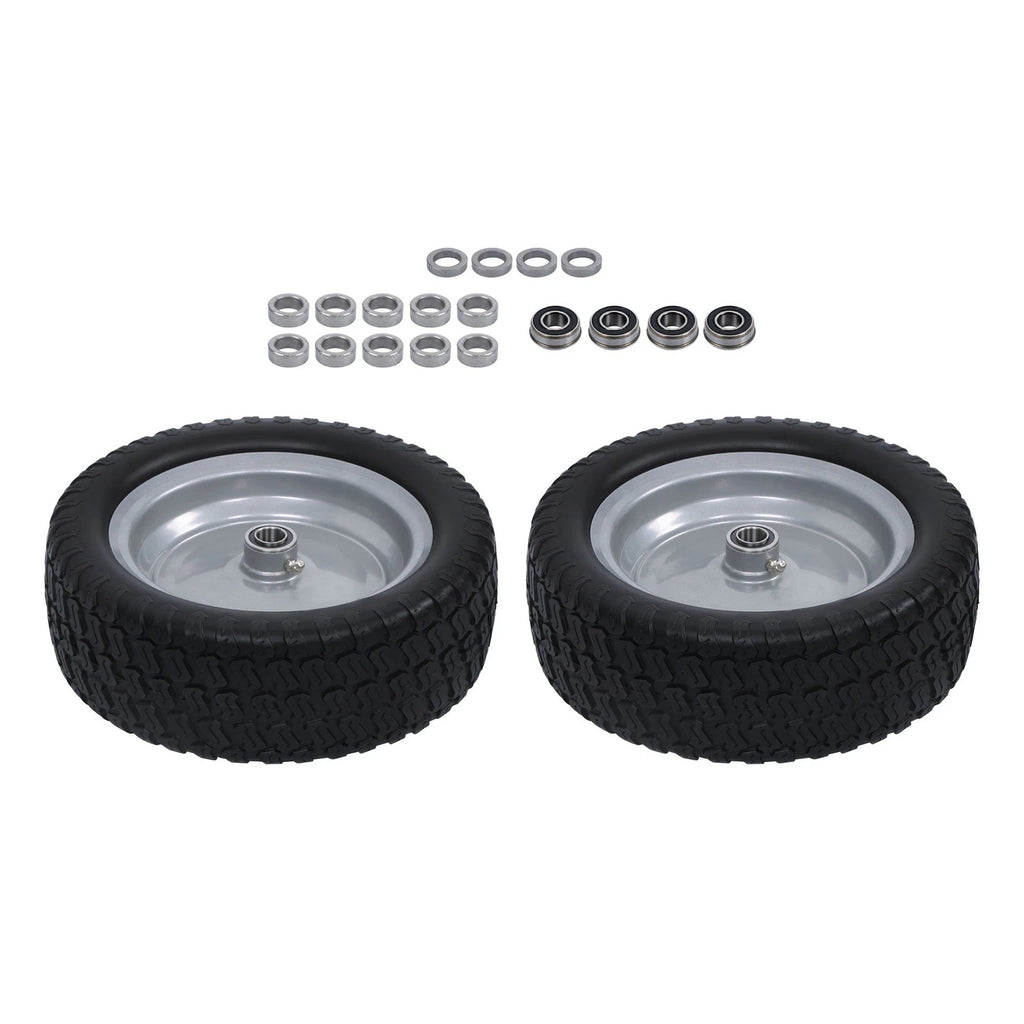 2-Pack 13X5.00-6 Solid Tire & Wheel for Lawn Mower (Fits )