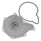 Engine Water Pump for Audi A4 A6 Quattro 3.2L (2005–2009) 06E121008N 06E121018A