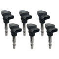 Set of 6 Ignition Coils for Audi A6 Allroad Quattro, VW Golf, Jetta (V6)
