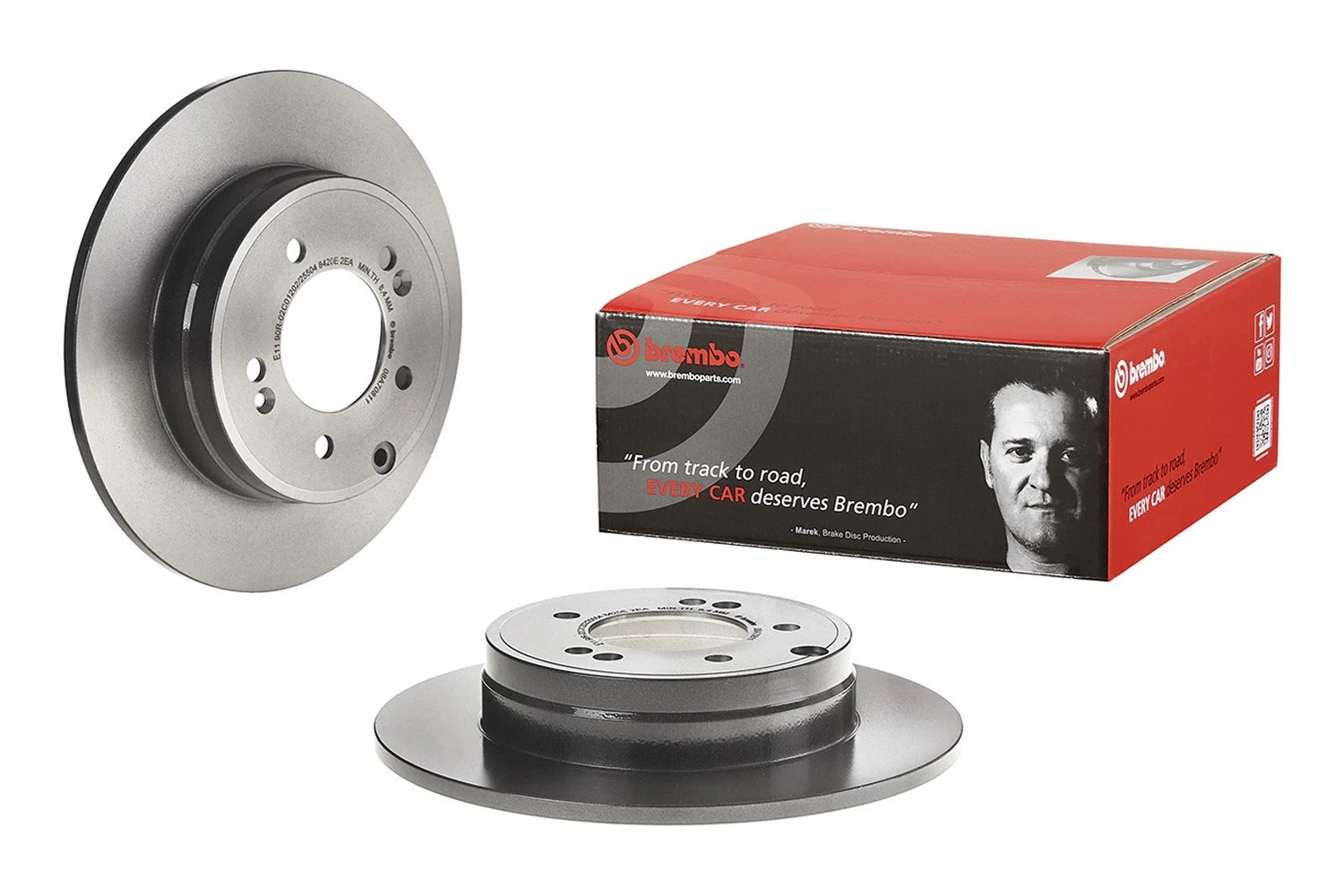 Brembo 284mm Brake Disc Rotor for Azera Sonata Tucson Optima (2006–2019)