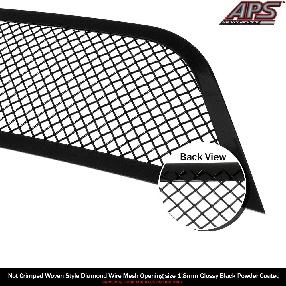 Stainless Black Mesh Grille for Dodge Durango RT/SRT (2018-2020)