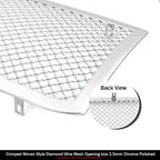 Stainless Chrome Mesh Grille Insert for Ford F-150 XL/XLT (2021-2023)