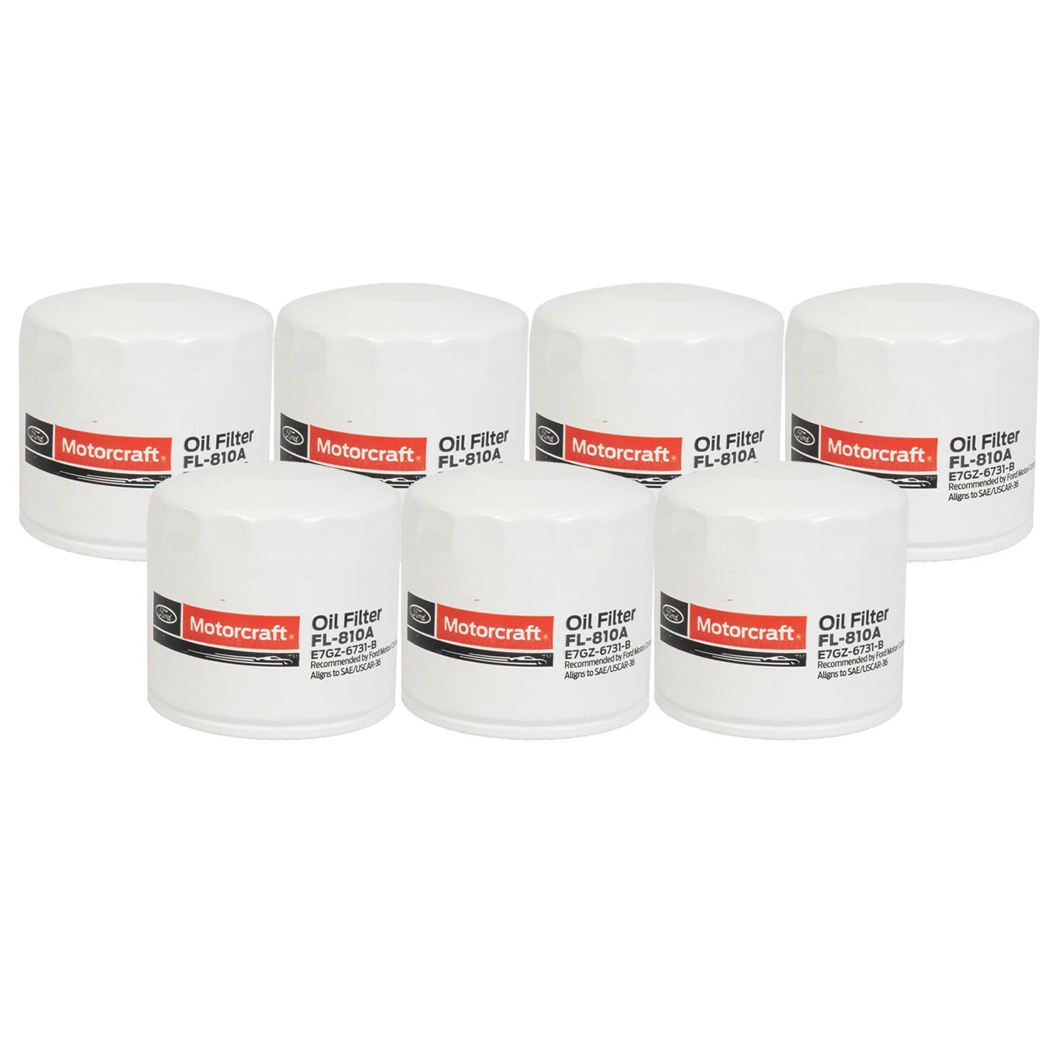 Set of 7 Engine Oil Filters for Acura Honda Hyundai Ford Pontiac (OEM)