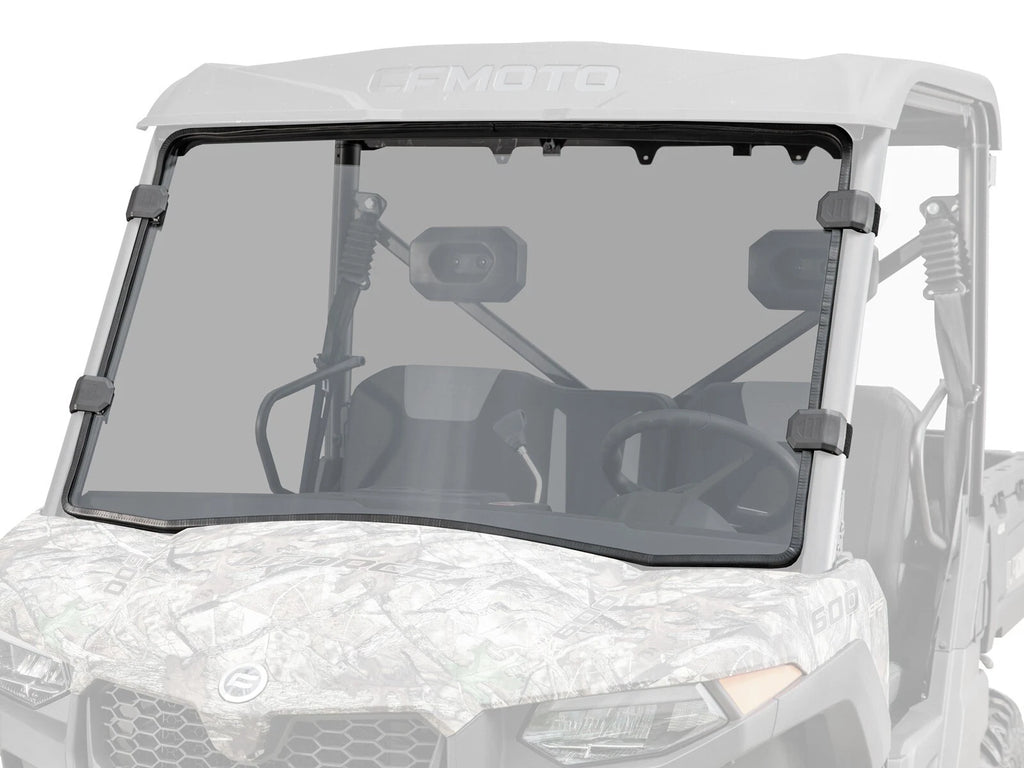 Scratch Resistant Full Windshield for CFMOTO UForce 600 (2021–2023) Dark Tint