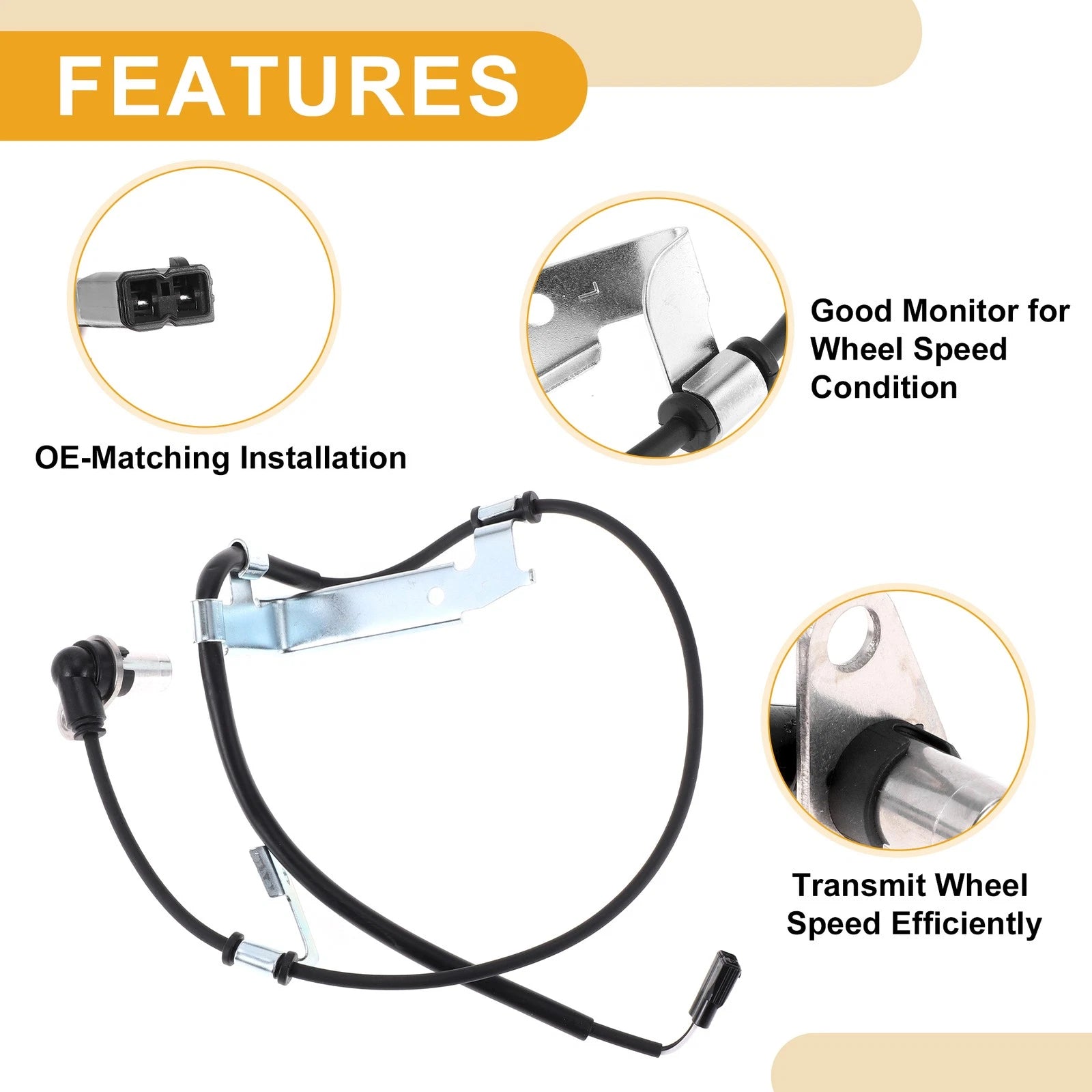 ABS Wheel Speed Sensor for Chevrolet Tracker (2001–2004) No. 30023817