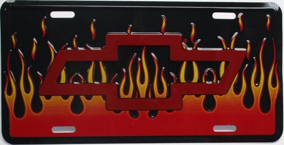 Racing Emblem License Plate Tag for GMC Chevy Trucks (Duramax)