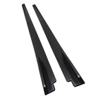 Set of 4 Black Side Skirt Extensions for Toyota Camry (2018–2023)