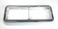 Chrome Plastic Headlight Bezel for Dual Rectangle 4x6 Headlamp (Fitment)