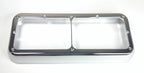 Chrome Plastic Headlight Bezel for Dual Rectangle 4x6 Headlamp (Fitment)