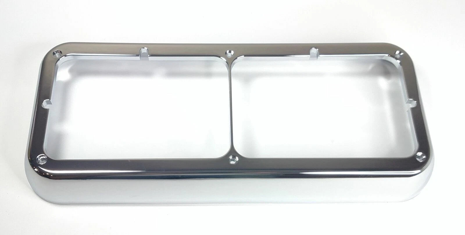 Chrome Plastic Headlight Bezel for Dual Rectangle 4x6 Headlamp (Fitment)