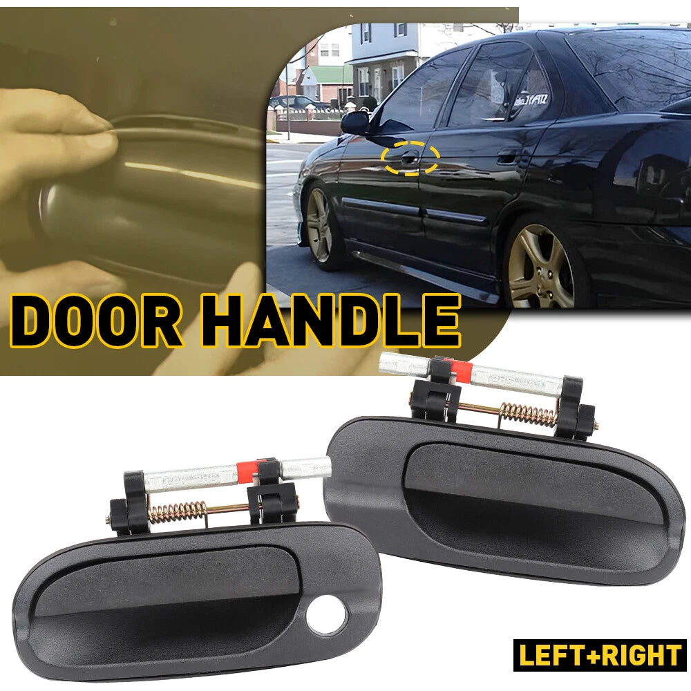 Front Left & Right Exterior Door Handle Set for Nissan Sentra (2000–2006)