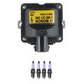 Set of 5 Ignition Coil & Iridium Spark Plug Kit for VW Golf Jetta (L4)