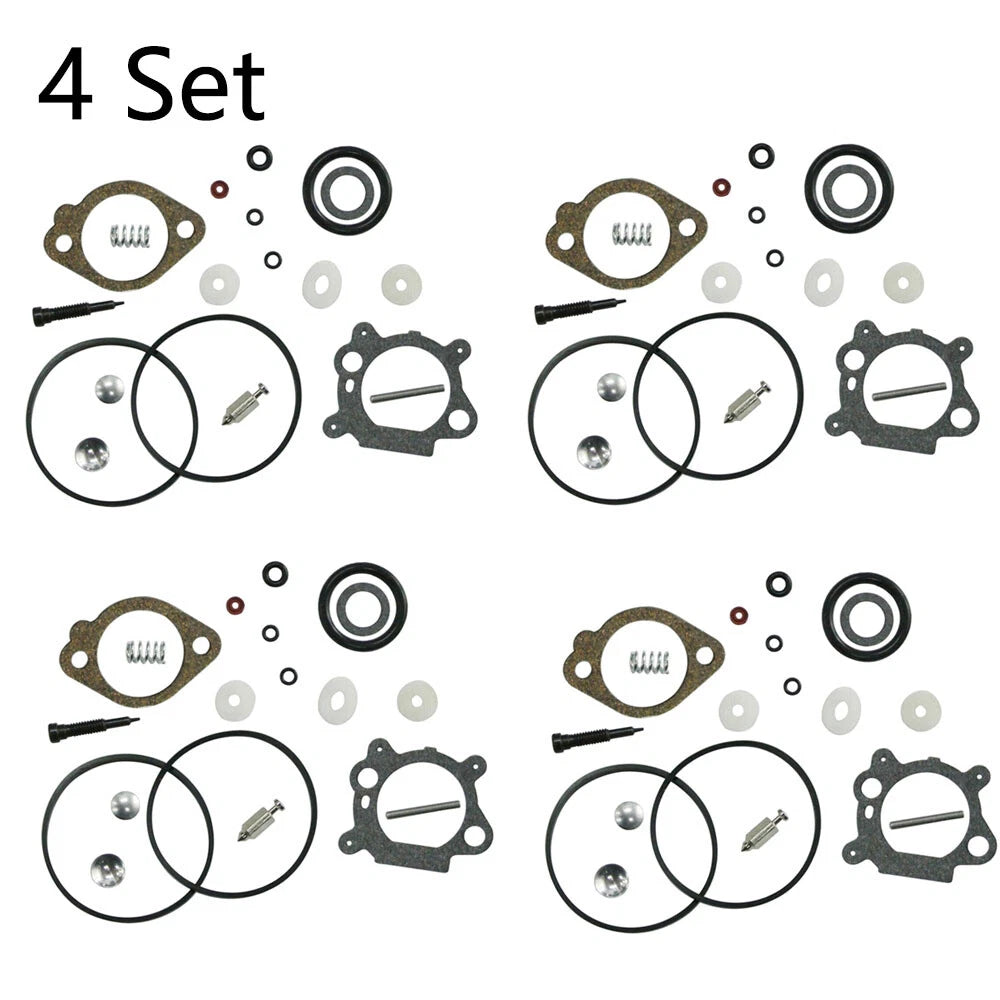 Set of 4 Carburetor Rebuild Kits for B&S 492495 493762 498260