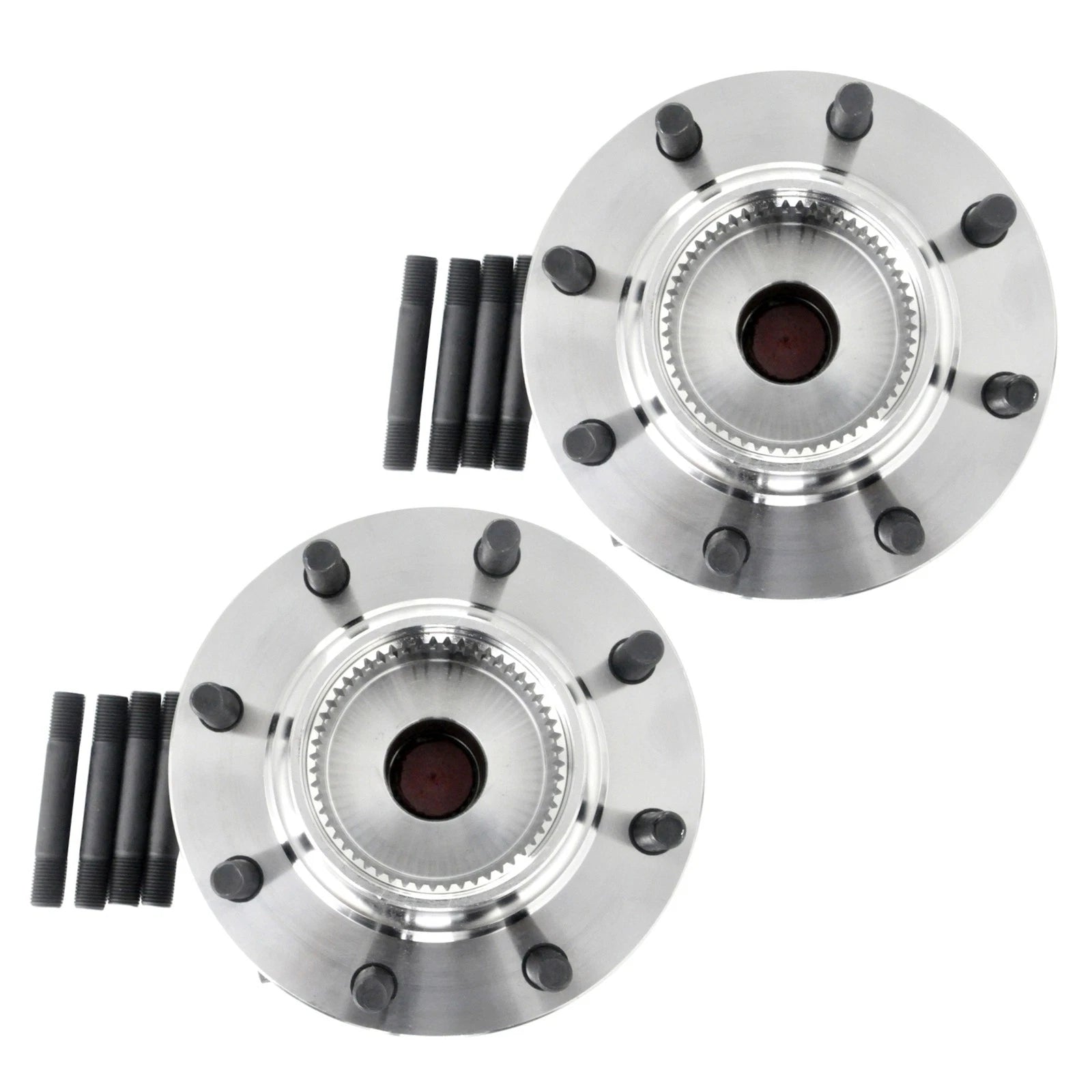 2X Front Wheel Hub & Bearing Assembly 515057 for Ford F-250-F-550 (2000–2016)