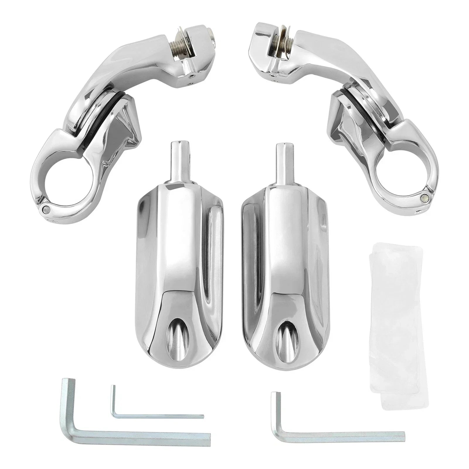 1.25" Highway Foot Pegs for Harley Touring Road King Street Glide (2009-2023)