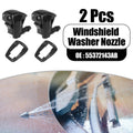 2X Front Windshield Washer Nozzle 55372143AB for Jeep Grand Cherokee (2005–2016)