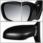 Left Manual Side Rear View Door Mirror for Toyota RAV4 (1996–2000) TO1320220