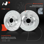 Drilled Brake Rotors for Chevy Corvette (1997-2004)