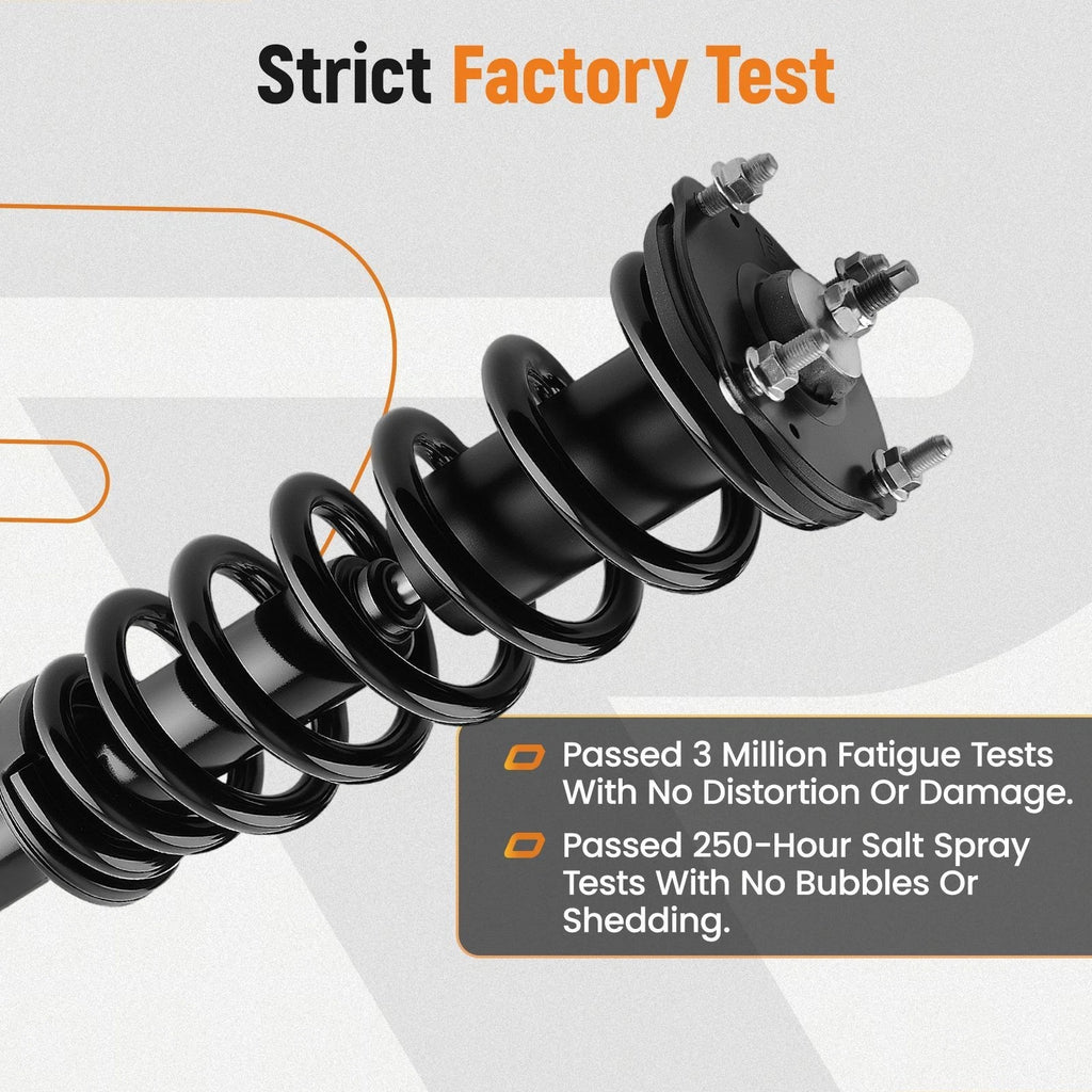 Set of 2 Front Struts w/ Spring Assembly for Toyota Sequoia (2008–2022)